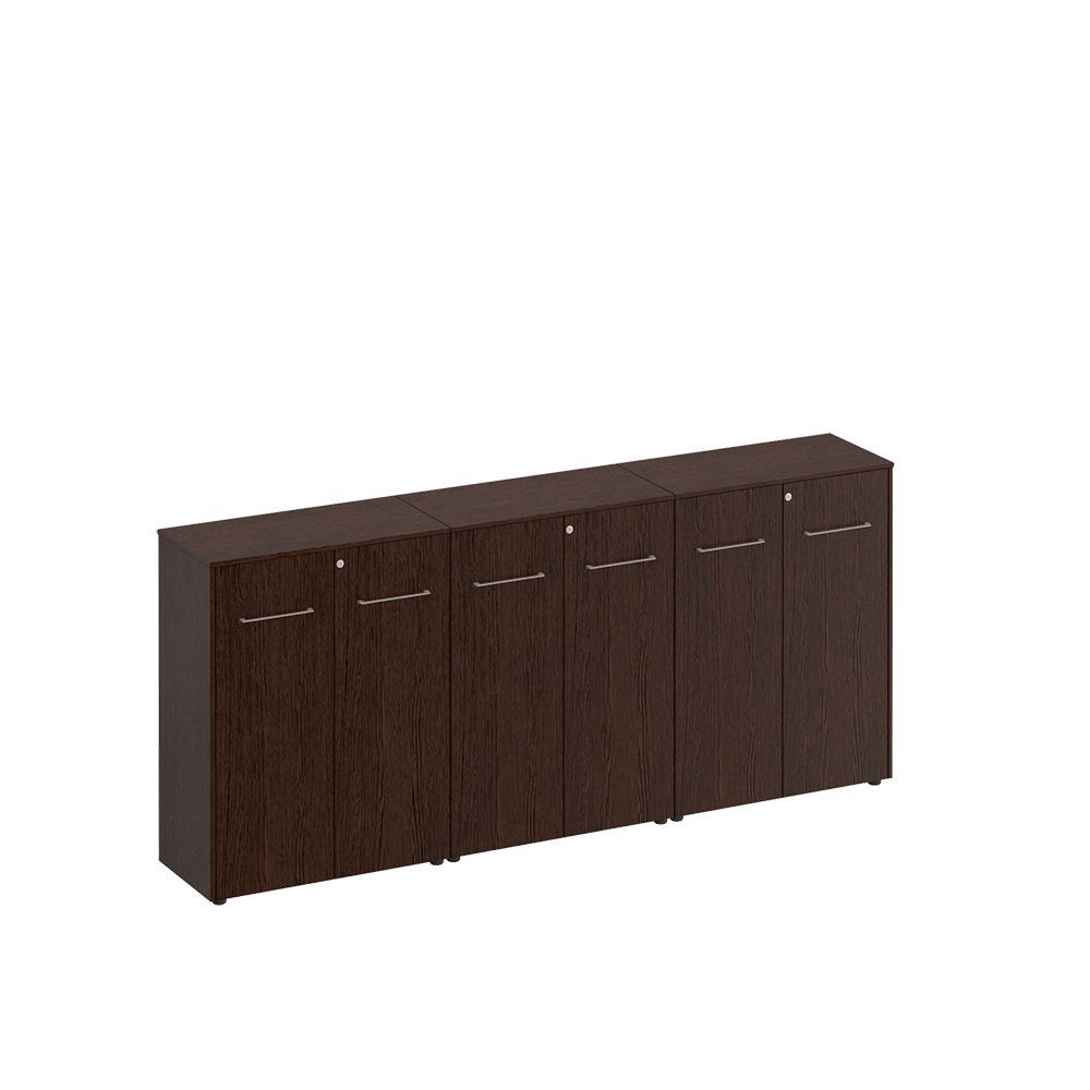 Шкаф комбинированный средний (закрытый + закрытый + закрытый)