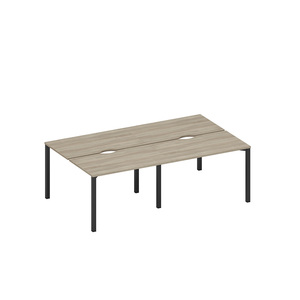 Рабочая станция на металлокаркасе, столешницы с вырезом (4*120)