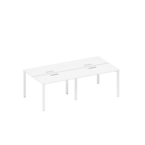 Рабочая станция на металлокаркасе, столешницы с заглушкой (4*120)