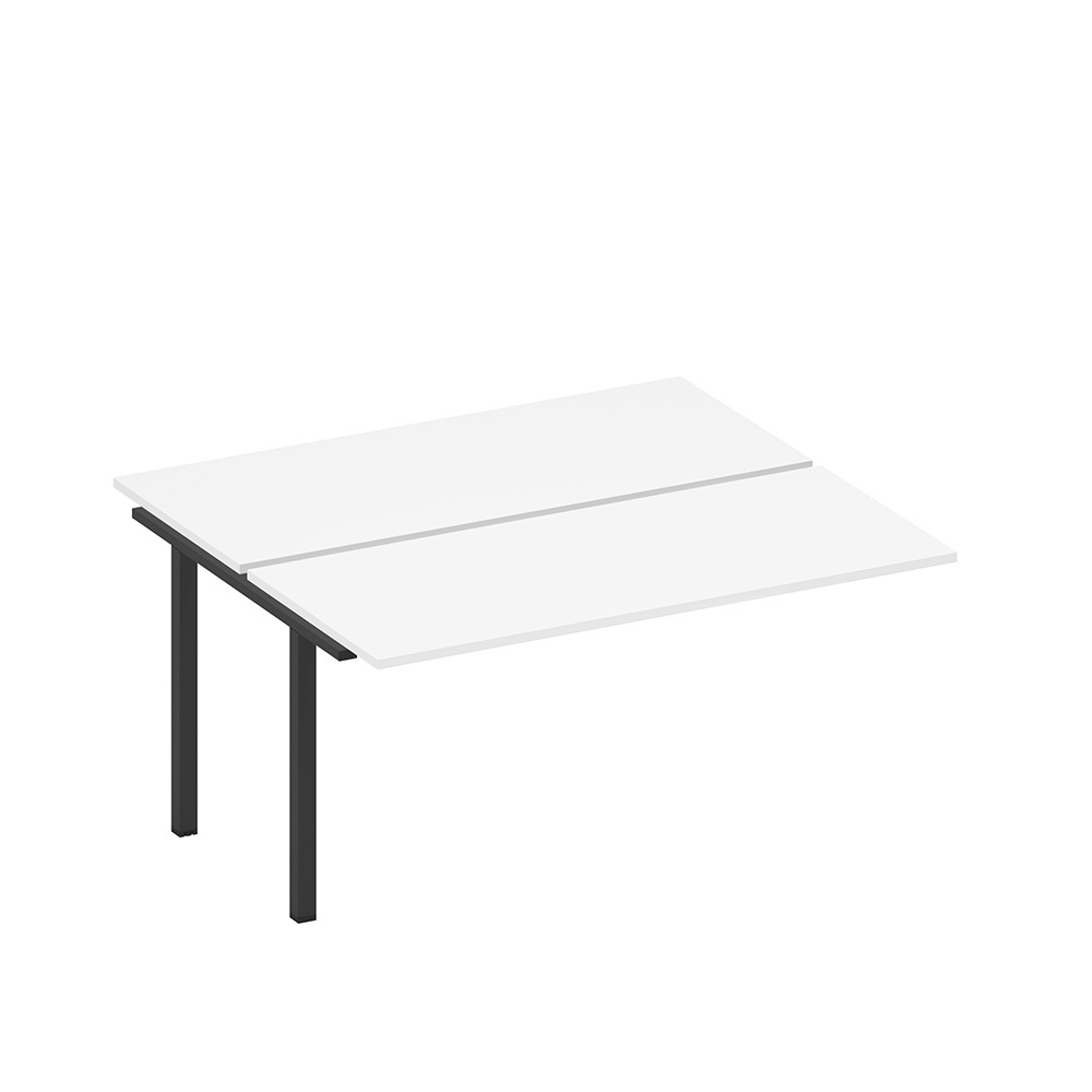 Секция стола рабочей станции на металлокаркасе