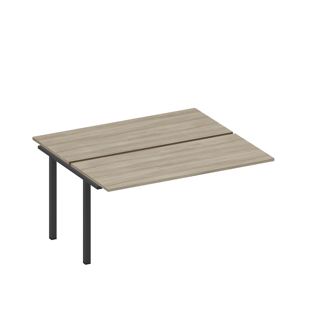 Секция стола рабочей станции на металлокаркасе