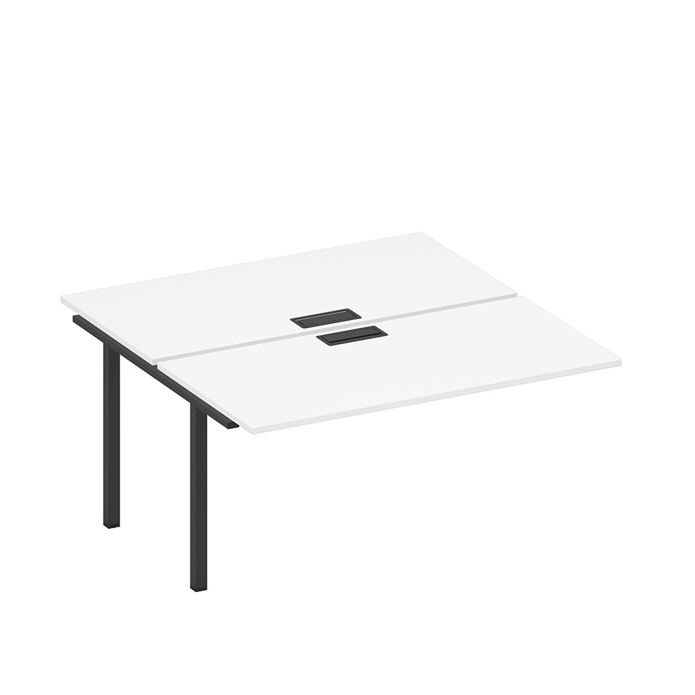 Секция стола рабочей станции на металлокаркасеРабочая станция на металлокаркасе