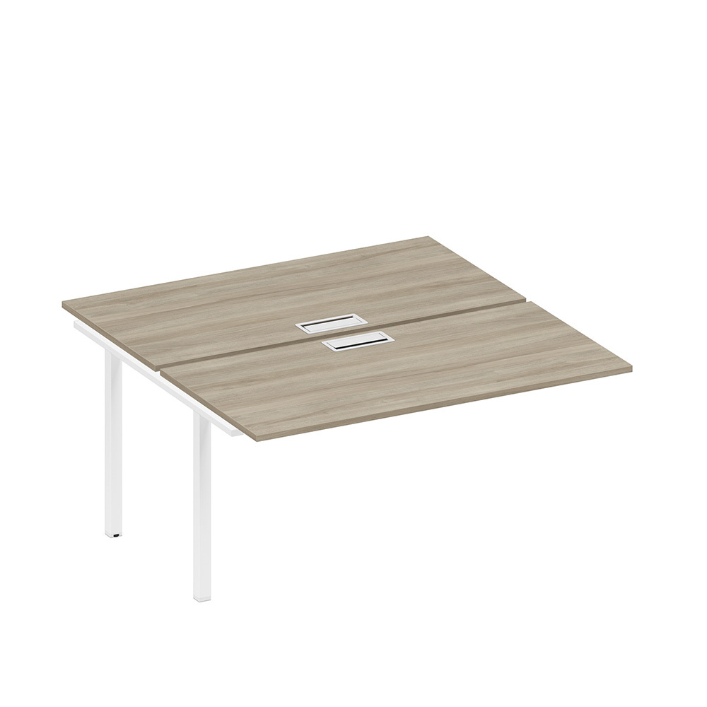 Секция стола рабочей станции на металлокаркасеРабочая станция на металлокаркасе