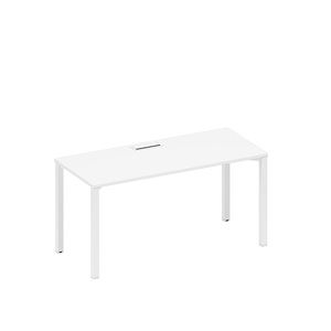 Стол письменный на металлокаркасе, столешница с заглушкой