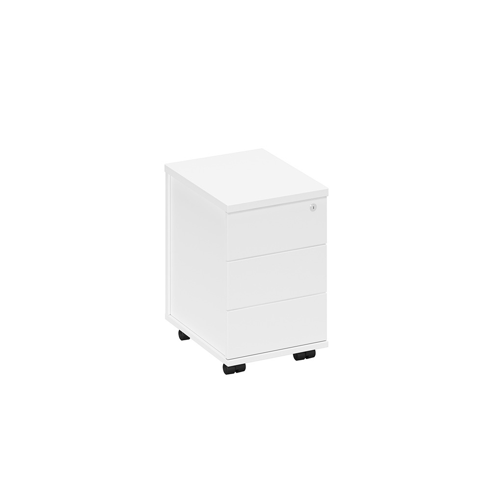 Тумба выкатная 3-х ящичная узкая