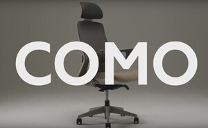 Кресло руководителя Como grey beige видео.