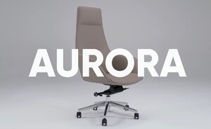 Кресло руководителя Aurora (кожа) видео.